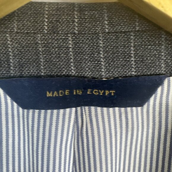 Brooks Brothers Explorer Regent Fit 40R Gray Pinstripe Blazer Jacket - Picture 9 of 11